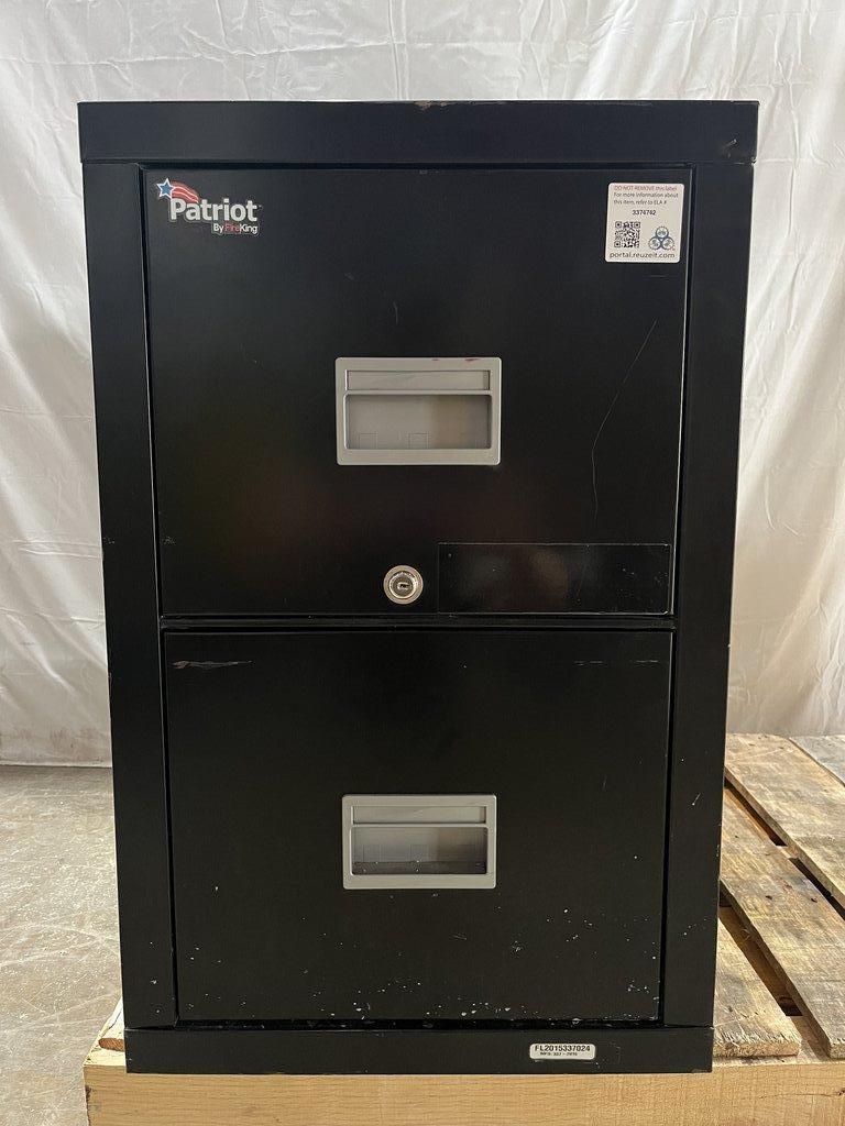 FireKing PATRIOT Series 2 Drawer Filing Cabinet E (Excellent) Condition